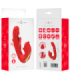 INTENSE - NATHY VIBRADOR DOBLE CON BOCA ESTIMULADORA MULTIFUNCIÓN ROJO
