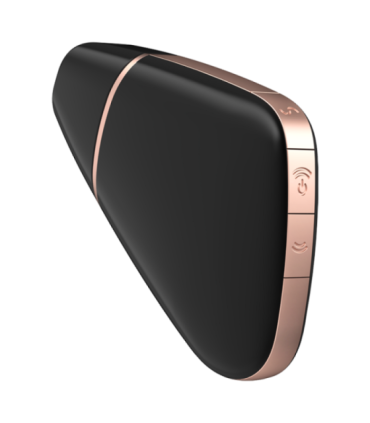 SATISFYER - LOVE TRIANGLE ESTIMULADOR Y VIBRADOR NEGRO