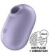SATISFYER - PRO TO GO 2 ESTIMULADOR Y VIBRADOR DOBLE VIOLETA