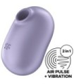 SATISFYER - PRO TO GO 2 ESTIMULADOR Y VIBRADOR DOBLE BEIGE