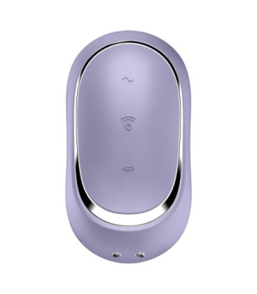 SATISFYER - PRO TO GO 2 ESTIMULADOR Y VIBRADOR DOBLE VIOLETA