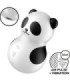 SATISFYER - POCKET PANDA ESTIMULADOR & VIBRADOR BLANCO Y NEGRO