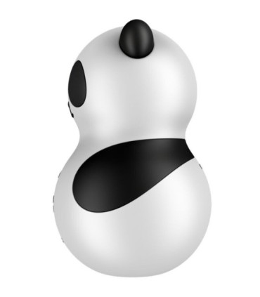 SATISFYER - POCKET PANDA ESTIMULADOR & VIBRADOR BLANCO Y NEGRO