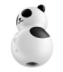 SATISFYER - POCKET PANDA ESTIMULADOR & VIBRADOR BLANCO Y NEGRO