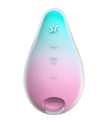 SATISFYER - MERMAID VIBES ESTIMULADOR & VIBRADOR MENTA Y ROSA