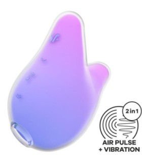SATISFYER - MERMAID VIBES ESTIMULADOR & VIBRADOR VIOLETA Y ROSA
