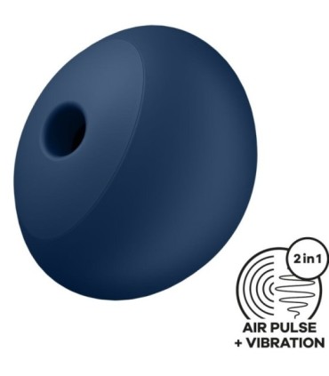 SATISFYER - AIR POWER 4 ESTIMULADOR & VIBRADOR 12 VIBRACIONES AZUL