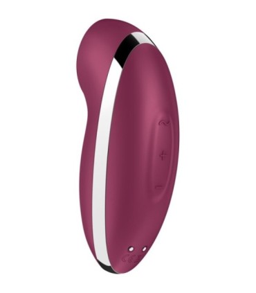 SATISFYER - TAP & CLIMAX 2 VIBRADOR & ESTIMULADOR ROJO