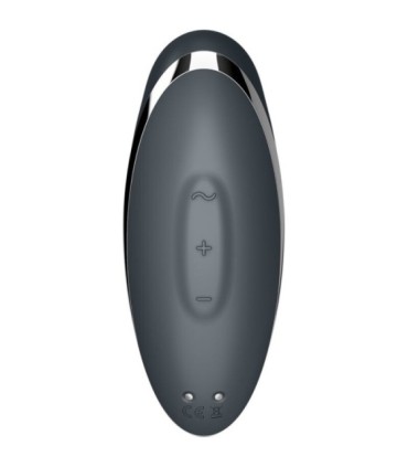 SATISFYER - TAP & CLIMAX 2 VIBRADOR & ESTIMULADOR GRIS