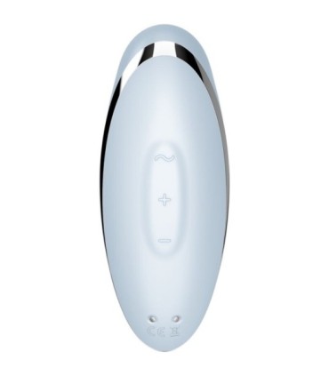 SATISFYER - TAP & CLIMAX 2 VIBRADOR & ESTIMULADOR AZUL