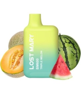 LOST MARY - BM600 VAPER NICOTINA 2% DESECHABLE SABOR TRIPLE MELÓN