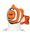 CONDOMERIE - PRESERVATIVO DECORATIVO PINTADO A MANO PESCADO NARANJA