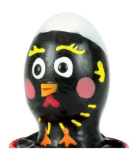 CONDOMERIE - PRESERVATIVO DECORATIVO PINTADO A MANO POLLO NEGRO