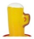 CONDOMERIE - PRESERVATIVO DECORATIVO PINTADO A MANO VASO DE CERVEZA