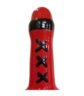 CONDOMERIE - PRESERVATIVO DECORATIVO PINTADO A MANO MSTERDAM ROJO