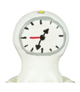 CONDOMERIE - PRESERVATIVO DECORATIVO PINTADO A MANO RELOJ