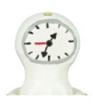 CONDOMERIE - PRESERVATIVO DECORATIVO PINTADO A MANO RELOJ