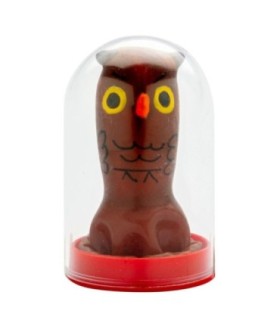 CONDOMERIE - PRESERVATIVO DECORATIVO PINTADO A MANO BÚHO