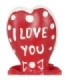 CONDOMERIE - PRESERVATIVO DECORATIVO PINTADO A MANO CORAZÓN - TE AMO MODELO 1
