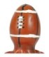 CONDOMERIE - PRESERVATIVO DECORATIVO PINTADO A MANO PELOTA DE RUGBY