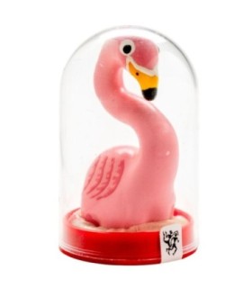 CONDOMERIE - PRESERVATIVO DECORATIVO PINTADO A MANO FLAMENCO ROSA