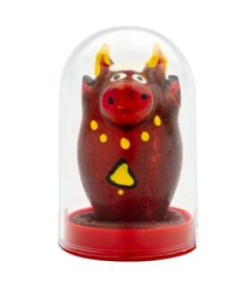 CONDOMERIE - PRESERVATIVO DECORATIVO PINTADO A MANO TORO MODELO 1