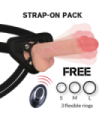 ROCKARMY - ARNÉS + LIQUID SILICONE VIBRADOR CONTROL REMOTO PREMIUM APACHE 20.5 CM -O- 4.62 CM