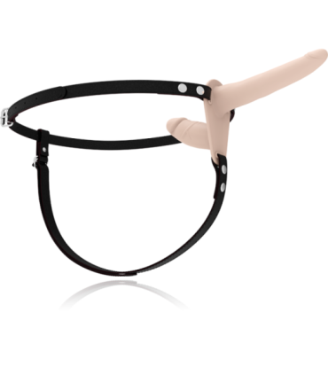 FETISH SUBMISSIVE HARNESS - DOBLE PENETRACIÓN VIBRADOR FLESH UP