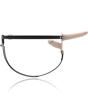 FETISH SUBMISSIVE HARNESS - DOBLE PENETRACIÓN VIBRADOR FLESH UP