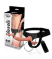 HARNESS ATTRACTION - HARRIS DOBLE PENETRACIÓN CON VIBRACIÓN 18 CM -O- 3.5 CM