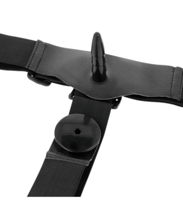HARNESS ATTRACTION - HARRIS DOBLE PENETRACIÓN CON VIBRACIÓN 18 CM -O- 3.5 CM