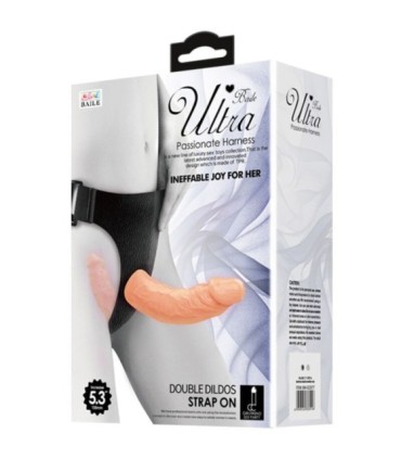BAILE - ULTRA PASSIONATE HARNESS DILDOS DOBLES CON ARNÉS