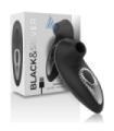 BLACK&SILVER - DRAKE DELUXE SUCKING VIBE SILICONA RECARGABLE NEGRO