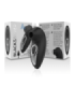 BLACK&SILVER - DRAKE DELUXE SUCKING VIBE SILICONA RECARGABLE NEGRO