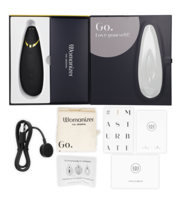 WOMANIZER - PREMIUM 2 ESTIMULADOR DE CLÍTORIS NEGRO