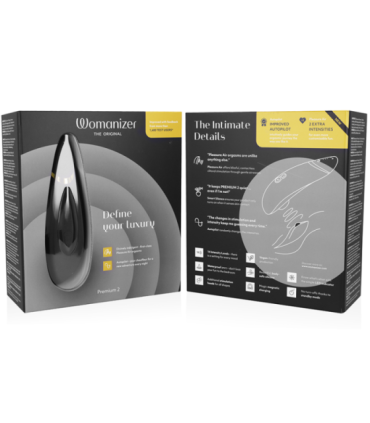 WOMANIZER - PREMIUM 2 ESTIMULADOR DE CLÍTORIS NEGRO