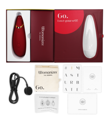 WOMANIZER - PREMIUM 2 ESTIMULADOR DE CLÍTORIS BURDEOS