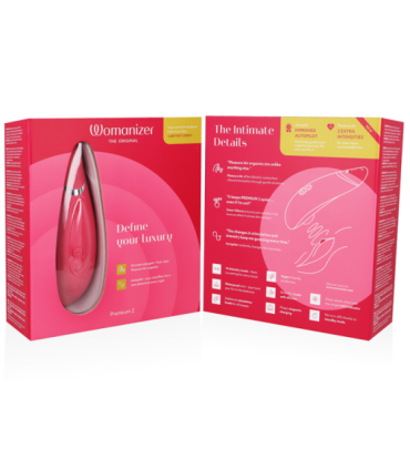 WOMANIZER - PREMIUM 2 ESTIMULADOR DE CLÍTORIS FRAMBUESA