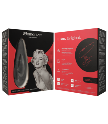 WOMANIZER - MARILYN MONROE CLASSIC 2 ESTIMULADOR DE CLÍTORIS NEGRO