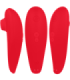 WOMANIZER - MARILYN MONROE CLASSIC 2 ESTIMULADOR DE CLÍTORIS ROJO INTENSO