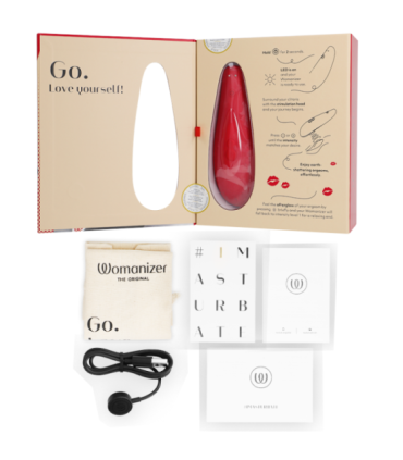 WOMANIZER - MARILYN MONROE CLASSIC 2 ESTIMULADOR DE CLÍTORIS ROJO INTENSO