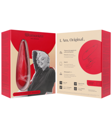 WOMANIZER - MARILYN MONROE CLASSIC 2 ESTIMULADOR DE CLÍTORIS ROJO INTENSO