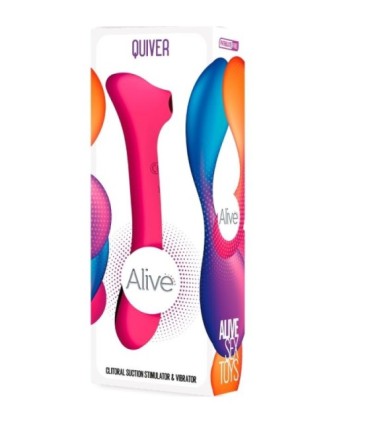 ALIVE - QUIVER ONDAS ESTIMULADORAS & VIBRADOR FUCSIA