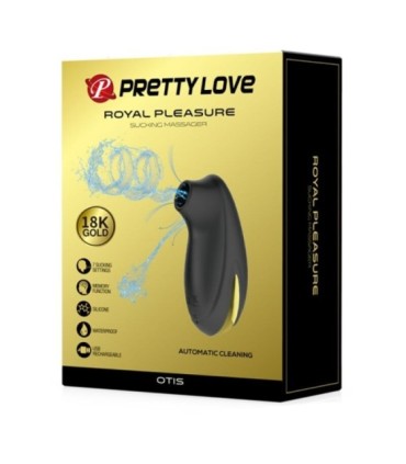 PRETTY LOVE - ONDAS ESTIMULADORAS-MASAJEADOR DE LUJO RECARGABLE NEGRO