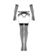 LIVCO CORSETTI FASHION - NEMALIA SET LIGUERO + MEDIAS + GUANTES NEGRO S/M