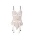 SUBBLIME - 954291 BODY CON CADENAS + LIGUEROS BLANCO L/XL