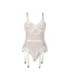 SUBBLIME - 954291 BODY CON CADENAS + LIGUEROS BLANCO L/XL