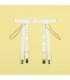 SUBBLIME - 954291 BODY CON CADENAS + LIGUEROS BLANCO L/XL