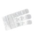 BYE-BRA - EXTENSORES DE CONTORNO FLEXIBLES 3 GANCHOS 3 UDS