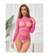 SUBBLIME - 952204 SET DE REJILLA 2 PIEZAS DE MANGA LARGA ROSA TALLA ÚNICA